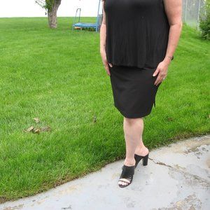 Lane Bryant Black Pencil Skirt